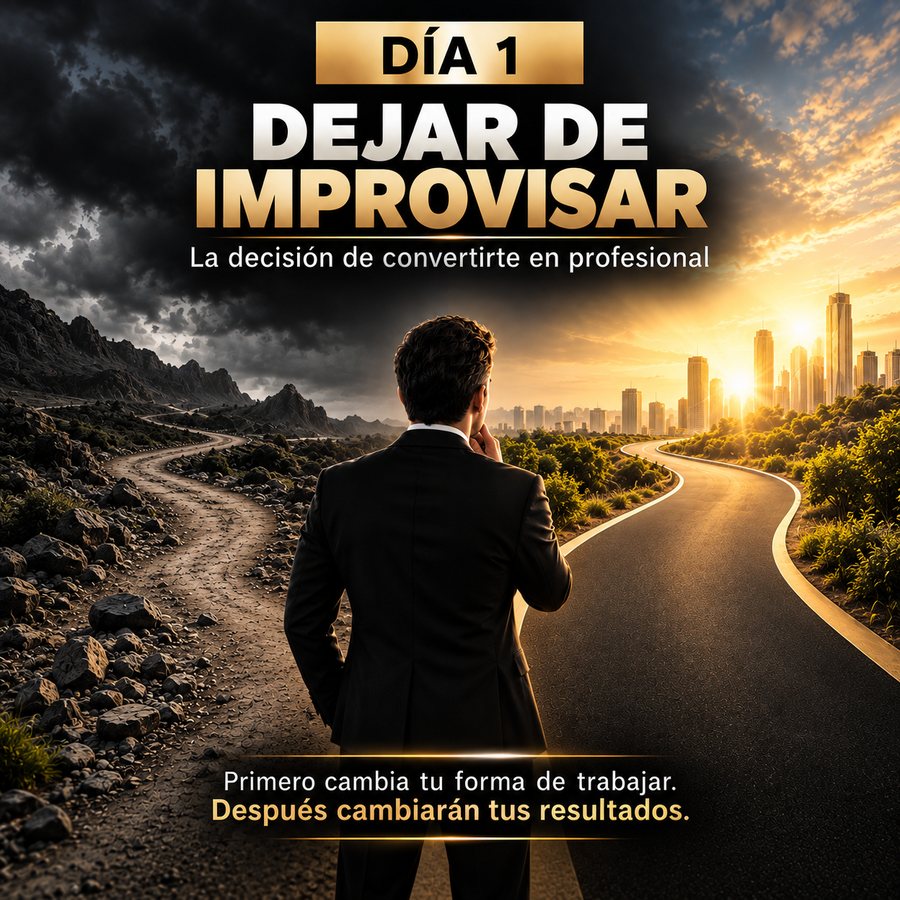 Día 1 — Dejar de improvisar